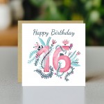 Happy 16th Birthday Card For Daughter Granddaughter 16 Birthday