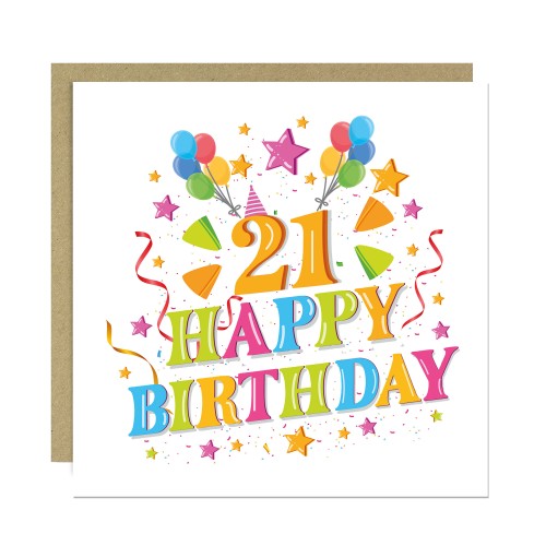 21st Birthday Card For Daughter Granddaughter Niece Best Friend