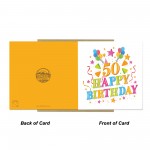 50th Birthday Card For Mum Sister Auntie Nan Friend Milestone