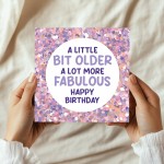 Funny Birthday Card For Women MORE FABULOUS Card For Mum