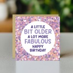 Funny Birthday Card For Women MORE FABULOUS Card For Mum