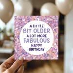 Funny Birthday Card For Women MORE FABULOUS Card For Mum