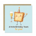 Novelty Birthday Card For Him Her Little Birthday Toast For Mum