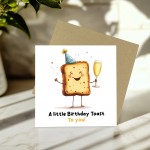 Funny Birthday Cards for Men and Women A Little Birthday Toast