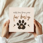 Happy Birthday Card From Your Fur Baby Birthday Card From Dog