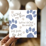 Funny Rude Card from The Dog Hilarious Birthday Card for Owner