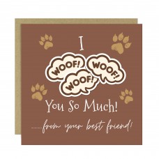 Funny Card from The Dog Birthday Card for Dog Owner Card