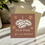 Funny Card from The Dog Birthday Card for Dog Owner Card