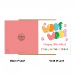 Funny Birthday Card From The Dog Woof Woof Happy Birthday Card