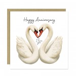 Happy Anniversary Card 144mm x 145mm Card Boyfriend Girlfriend 