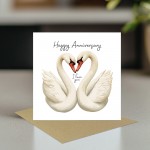 Happy Anniversary Card 144mm x 145mm Card Boyfriend Girlfriend 