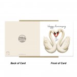 Happy Anniversary Card 144mm x 145mm Card Boyfriend Girlfriend 