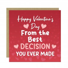 Valentines Day Card for Wife Husband Girlfriend Boyfriend