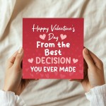 Valentines Day Card for Wife Husband Girlfriend Boyfriend