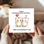 Funny Valentines Day Card for Him Her Valentines Card