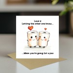 Funny Valentines Day Card for Him Her Valentines Card