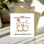 Funny Valentines Day Card for Him Her Valentines Card