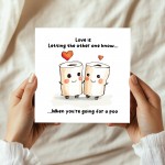 Funny Valentines Day Card for Him Her Valentines Card