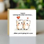 Funny Valentines Day Card for Him Her Valentines Card