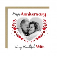 Anniversary Personalised Photo Anniversary Card To My Wife