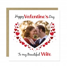 Valentines Day Personalised Photo Valentines Day Card To My Wife