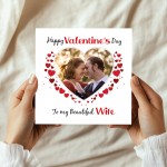 Valentines Day Personalised Photo Valentines Day Card To My Wife