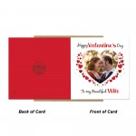 Valentines Day Personalised Photo Valentines Day Card To My Wife