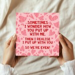 Funny Anniversary Card For Him Her Wedding Anniversary Card