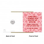 Funny Anniversary Card For Him Her Wedding Anniversary Card