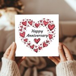 Anniversary Card For Couple Boyfriend Husband Wife 1st 10th 50th