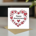 Anniversary Card For Couple Boyfriend Husband Wife 1st 10th 50th