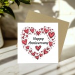 Anniversary Card For Couple Boyfriend Husband Wife 1st 10th 50th