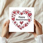 Anniversary Card For Couple Boyfriend Husband Wife 1st 10th 50th