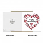 Anniversary Card For Couple Boyfriend Husband Wife 1st 10th 50th