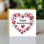 Anniversary Card For Couple Boyfriend Husband Wife 1st 10th 50th