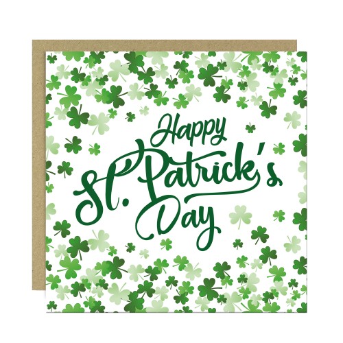 Happy St Patricks Day Card For Friends Family Irish Day Card