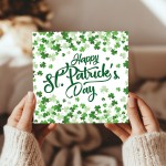 Happy St Patricks Day Card For Friends Family Irish Day Card