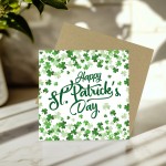 Happy St Patricks Day Card For Friends Family Irish Day Card