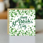 Happy St Patricks Day Card For Friends Family Irish Day Card