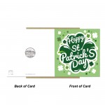 Happy St Patrickï¿½s Day Card Irish Day Card With Shamrock