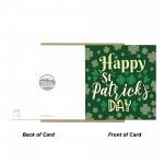 St Patricks Day Card Irish Day Cards with Shamrocks 