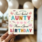 Aunty Birthday Cards Happy Birthday Card For Aunty Birthday Card