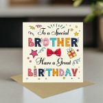 Brother Birthday Cards Happy Birthday Card For Brother