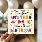 Brother Birthday Cards Happy Birthday Card For Brother