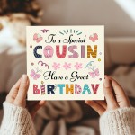 Cousin Birthday Cards Happy Birthday Card For Cousin Girl