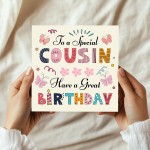 Cousin Birthday Cards Happy Birthday Card For Cousin Girl