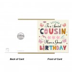 Cousin Birthday Cards Happy Birthday Card For Cousin Girl