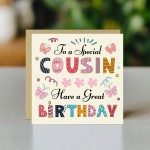 Cousin Birthday Cards Happy Birthday Card For Cousin Girl