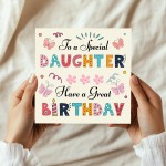 Daughter Birthday Card Happy Birthday Card For Daughter Birthday