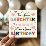 Daughter Birthday Card Happy Birthday Card For Daughter Birthday